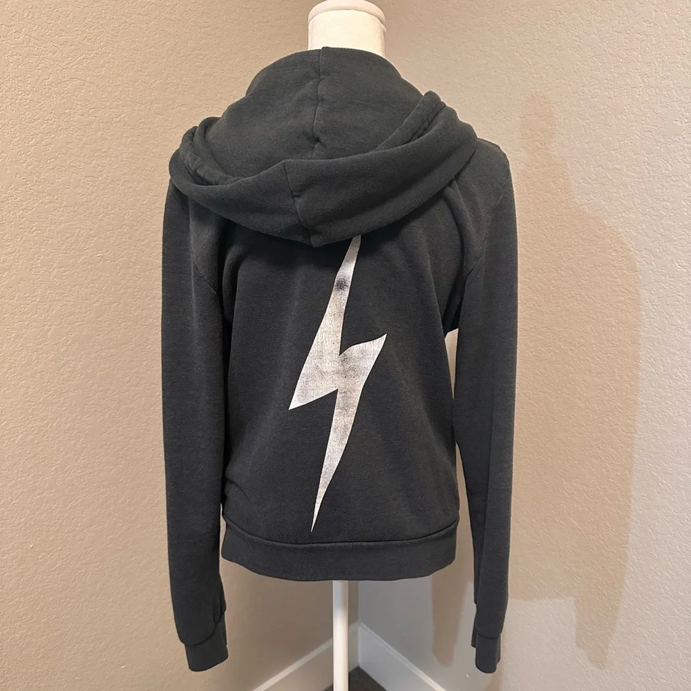 Aviator Nation Bolt Hoodie in Charcoal (Medium) - Picture 5 of 14